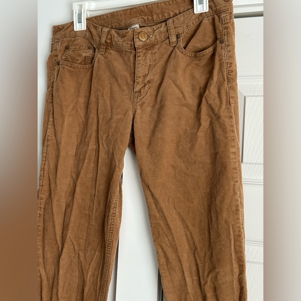 J. Crew Tall 29 T Tan Corduroy Trousers long City Fit 29T - Picture 9 of 12